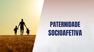 Paternidade socioafetiva [upl. by Olegna]