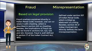 What is Difference Between Fraud amp Misrepresentation [upl. by Barbour]