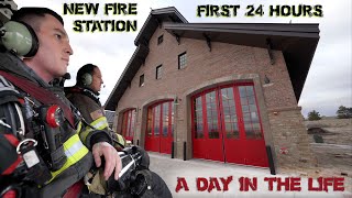 First 24 Hours in a New Fire Station  A Day in the Life [upl. by Ahsiekyt382]