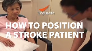 How To Position A Stroke Patient [upl. by Egiedan]