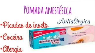 Resenha PomadaAndantol Gel [upl. by Saiasi]