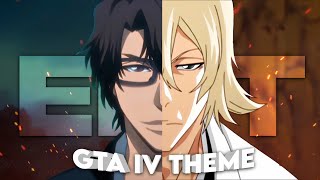 Aizen x Urahara  GTA IV Theme Edit [upl. by Etteuqram]